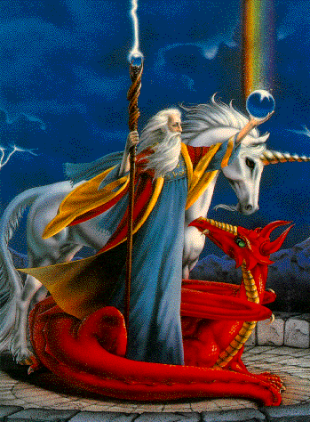wizard and dragon